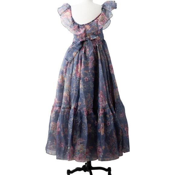 Selkie Romance Novel Blue Floral Gown - RARE FIND - Size XL - Picture 5 of 11